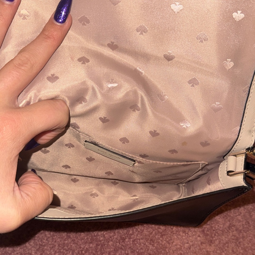 Kate Spade Elegant Black and Cream Crossbody Bag - Picture 5 of 5